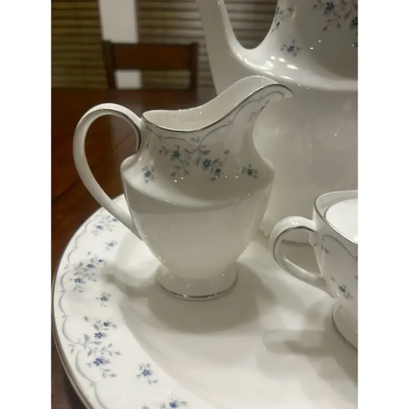 RARE!! Royal Daulton Cotillion VTG Full Coffee Serving Set Fine Bone China - Picture 3 of 10